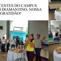 Comemoração ao Dia do Professor no Campus Diamantino