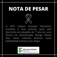 NOTA DE PESAR 